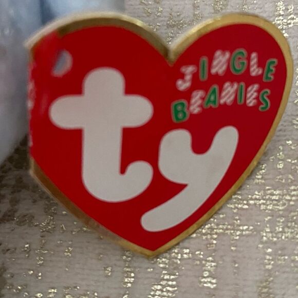 TY Jingle Beanie Bear, No Boundaries Floral Wristlet & Heart Earring Set - NWT - Picture 5 of 12